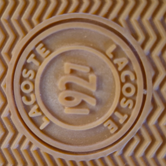 Lacoste Womens Gray Suede Sneakers sz. 7.5 (#1002A) EC. - Picture 12 of 16